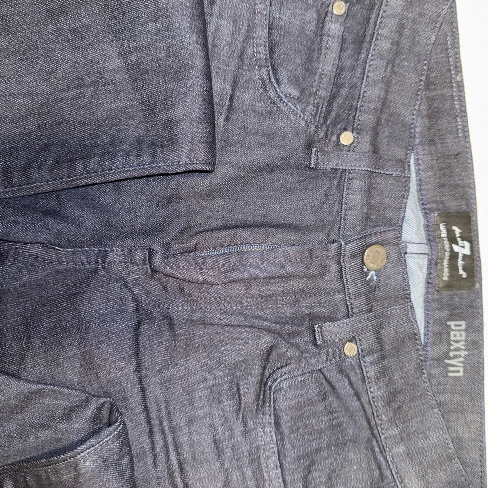 7 For All Mankind Men 28x32 LUXE PERFORMANCE PAXTYN Jeans - slim fit/stretch - Picture 4 of 12